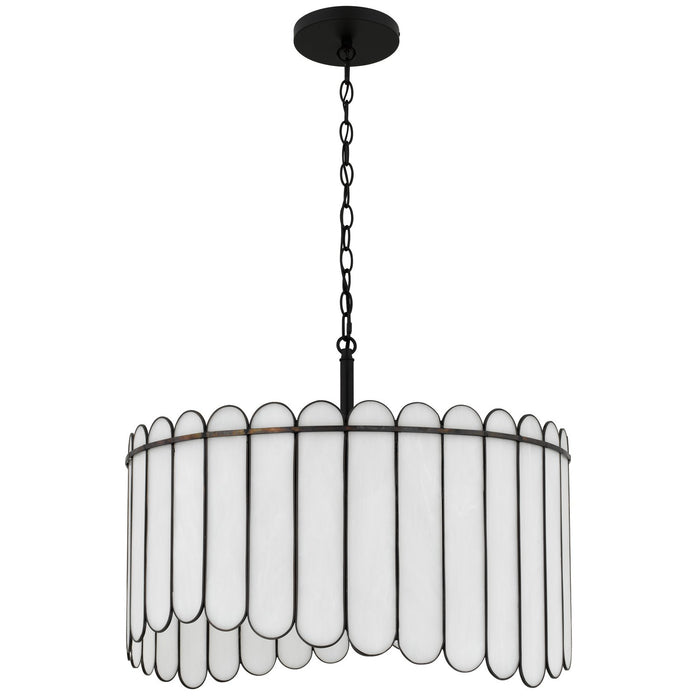 Myhouse Lighting Quoizel - ANN2824MBK - Four Light Pendant - Annabelle - Matte Black