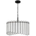 Myhouse Lighting Quoizel - ANN2824MBK - Four Light Pendant - Annabelle - Matte Black