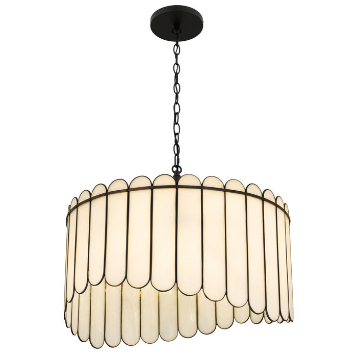 Myhouse Lighting Quoizel - ANN2824MBK - Four Light Pendant - Annabelle - Matte Black