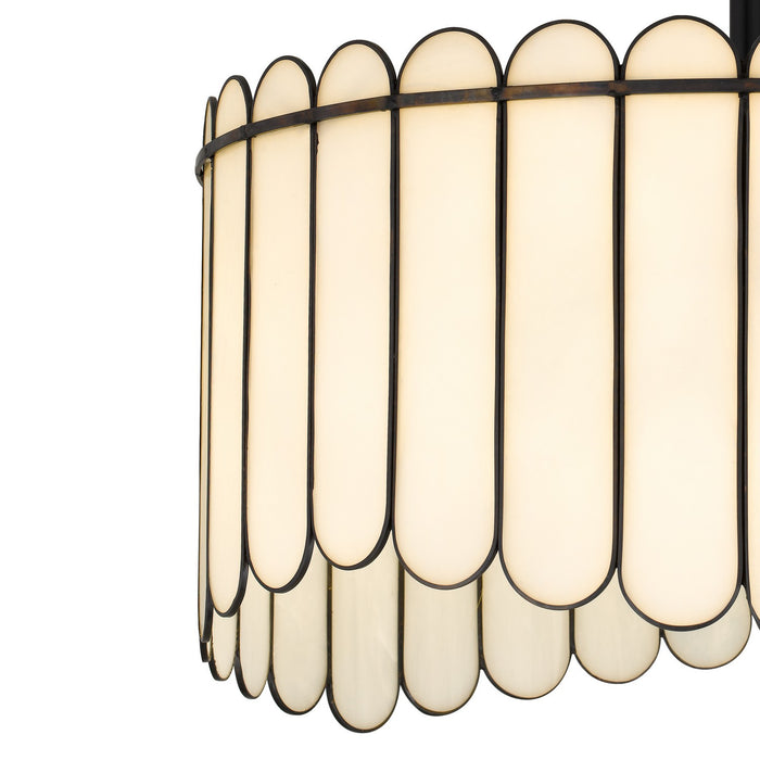 Myhouse Lighting Quoizel - ANN2824MBK - Four Light Pendant - Annabelle - Matte Black