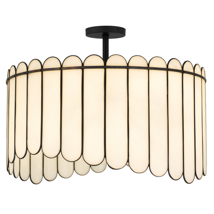 Myhouse Lighting Quoizel - ANN2824MBK - Four Light Pendant - Annabelle - Matte Black