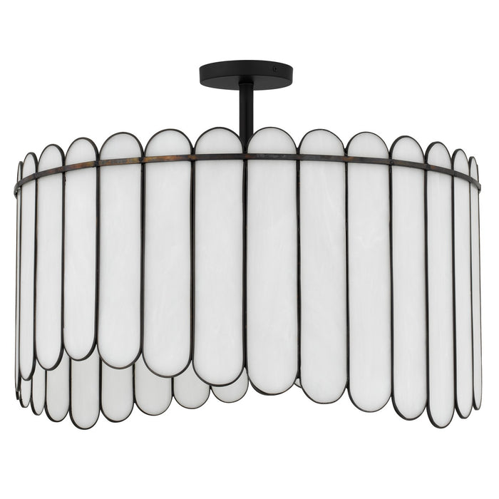 Myhouse Lighting Quoizel - ANN2824MBK - Four Light Pendant - Annabelle - Matte Black