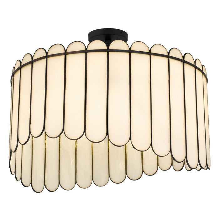 Myhouse Lighting Quoizel - ANN2824MBK - Four Light Pendant - Annabelle - Matte Black