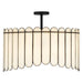 Myhouse Lighting Quoizel - ANN2824MBK - Four Light Pendant - Annabelle - Matte Black