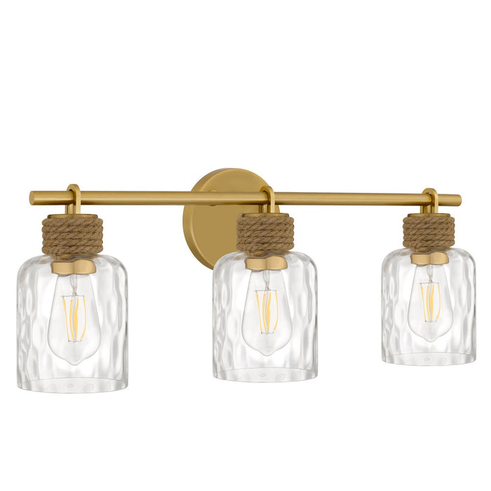 Myhouse Lighting Quoizel - BTC8624BRG - Three Light Vanity - Baltic - Brushed Gold