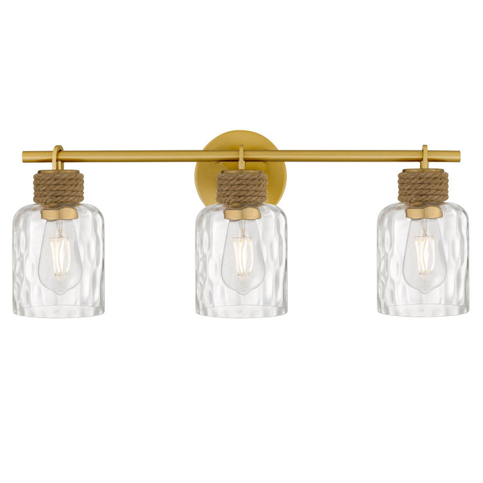 Myhouse Lighting Quoizel - BTC8624BRG - Three Light Vanity - Baltic - Brushed Gold