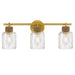 Myhouse Lighting Quoizel - BTC8624BRG - Three Light Vanity - Baltic - Brushed Gold