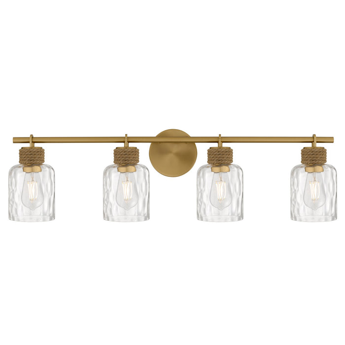 Myhouse Lighting Quoizel - BTC8634BRG - Four Light Vanity - Baltic - Brushed Gold