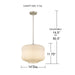 Myhouse Lighting Quoizel - CARA1814BN - One Light Pendant - Cara - Brushed Nickel