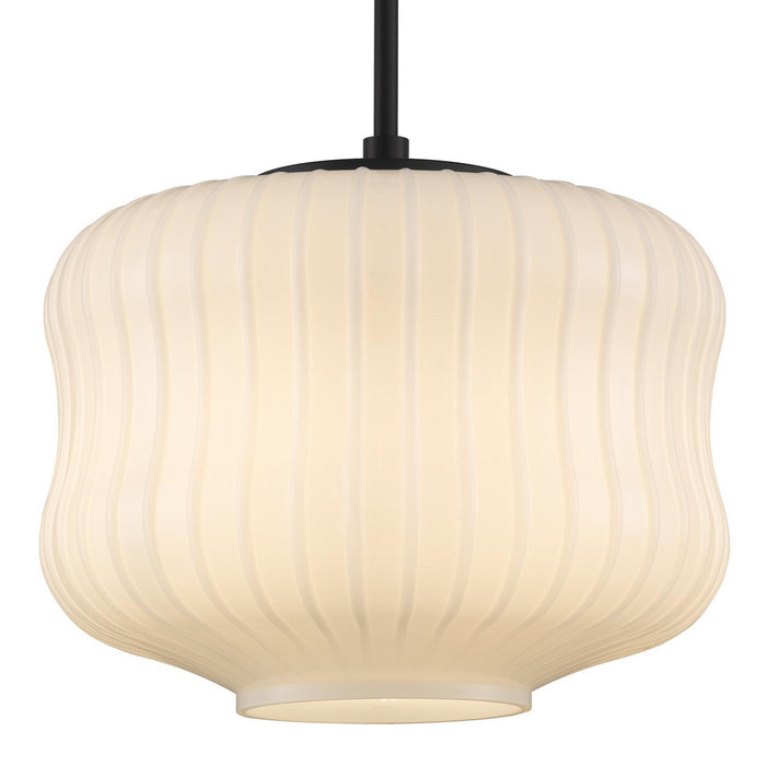 Myhouse Lighting Quoizel - CARA1814MBK - One Light Pendant - Cara - Matte Black