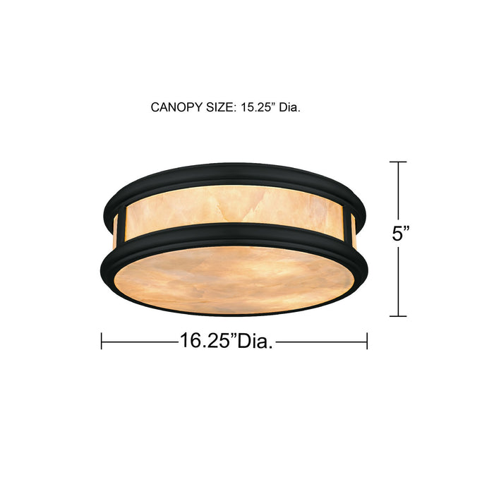 Myhouse Lighting Quoizel - COLE1616MBK - LED Flush Mount - Colette - Matte Black