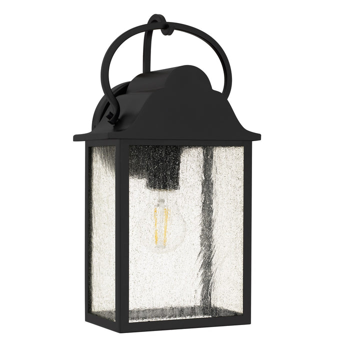 Myhouse Lighting Quoizel - DAM8307MBK - One Light Outdoor Wall Lantern - Damian - Matte Black