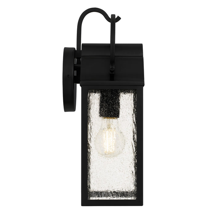 Myhouse Lighting Quoizel - DAM8307MBK - One Light Outdoor Wall Lantern - Damian - Matte Black
