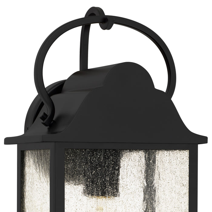 Myhouse Lighting Quoizel - DAM8307MBK - One Light Outdoor Wall Lantern - Damian - Matte Black