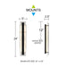 Myhouse Lighting Quoizel - ESM8705MBK - LED Wall Sconce - Esme - Matte Black