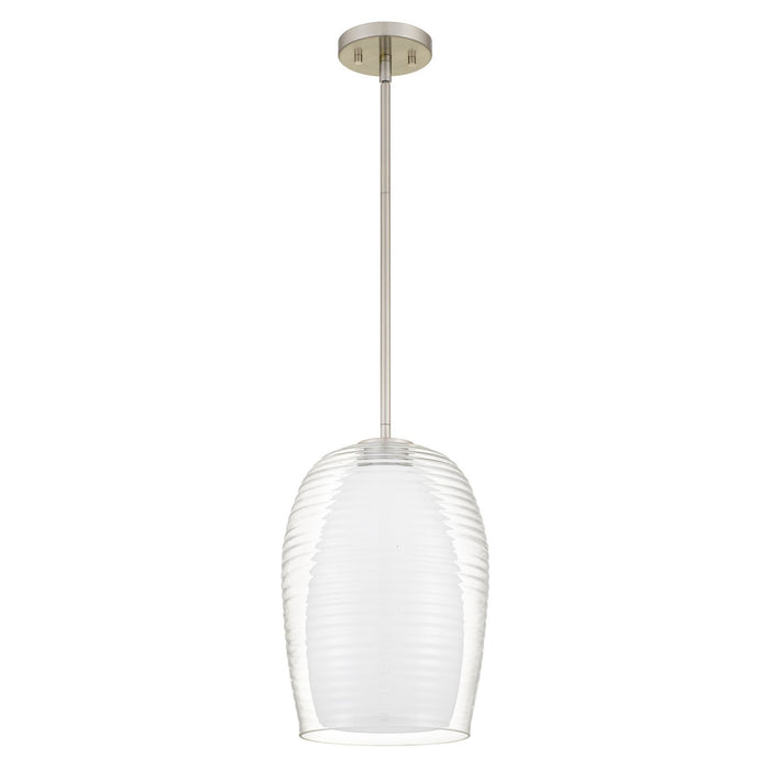 Myhouse Lighting Quoizel - EVN1510BN - One Light Mini Pendant - Evelynn - Brushed Nickel