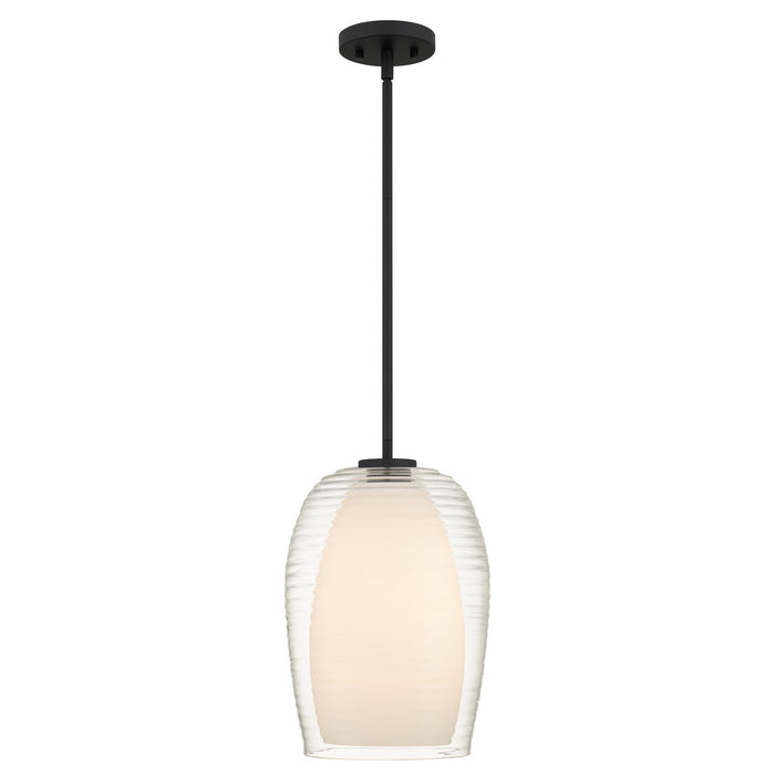 Myhouse Lighting Quoizel - EVN1510MBK - One Light Mini Pendant - Evelynn - Matte Black