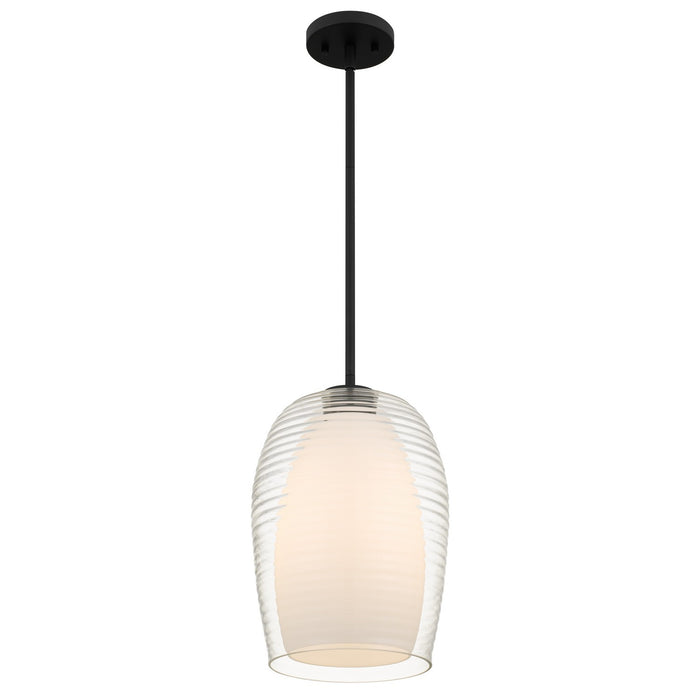 Myhouse Lighting Quoizel - EVN1510MBK - One Light Mini Pendant - Evelynn - Matte Black