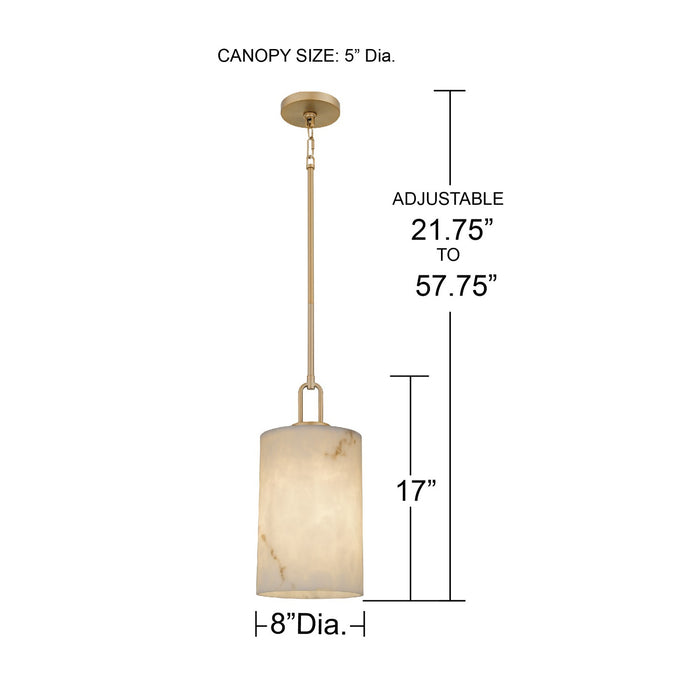 Myhouse Lighting Quoizel - GIA1508BGD - LED Mini Pendant - Gianna - Bronze Gold