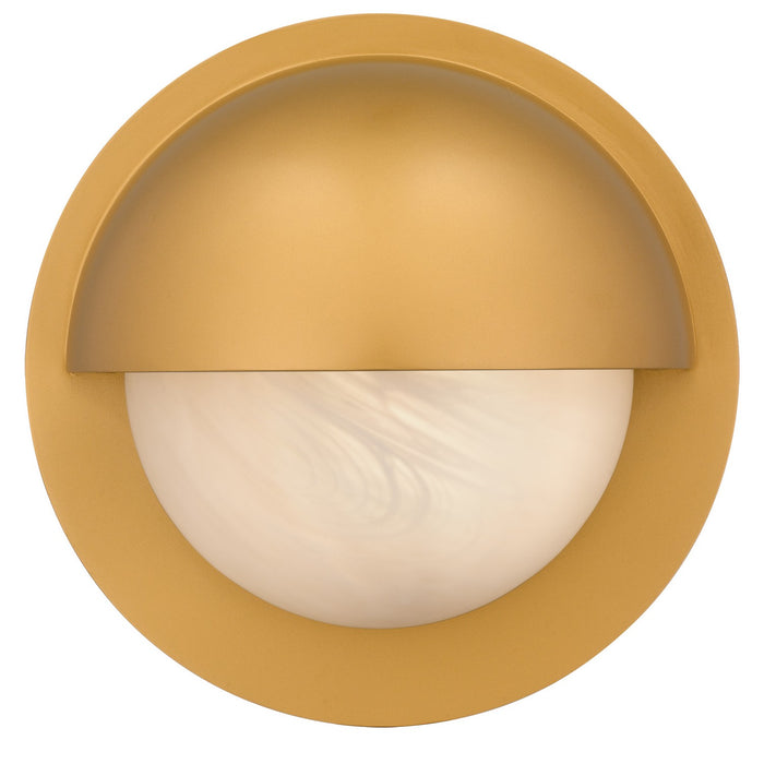 Myhouse Lighting Quoizel - HARL8408NWS - LED Outdoor Wall Lantern - Harlowe - Nouveau Painted Weathered Brass