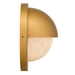 Myhouse Lighting Quoizel - HARL8408NWS - LED Outdoor Wall Lantern - Harlowe - Nouveau Painted Weathered Brass