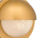 Myhouse Lighting Quoizel - HARL8408NWS - LED Outdoor Wall Lantern - Harlowe - Nouveau Painted Weathered Brass