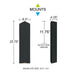 Myhouse Lighting Quoizel - KYLE8407EK - LED Outdoor Wall Lantern - Kyler - Earth Black