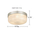 Myhouse Lighting Quoizel - LANG1615BN - LED Flush Mount - Langford - Brushed Nickel