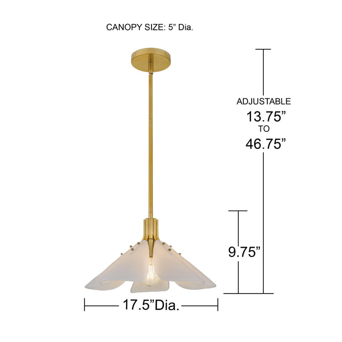 Myhouse Lighting Quoizel - MILT1817LG - One Light Pendant - Milton - Light Gold