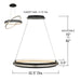 Myhouse Lighting Quoizel - PCISB2832MBK - LED Pendant - Isabelle - Matte Black
