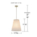 Myhouse Lighting Quoizel - PRGA1514BN - One Light Pendant - Peregrine - Brushed Nickel