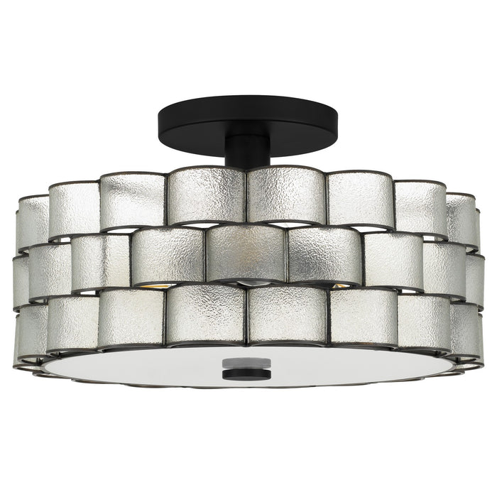 Myhouse Lighting Quoizel - RORY1716MBK - Three Light Semi-Flush Mount - Rory - Matte Black