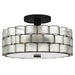 Myhouse Lighting Quoizel - RORY1716MBK - Three Light Semi-Flush Mount - Rory - Matte Black
