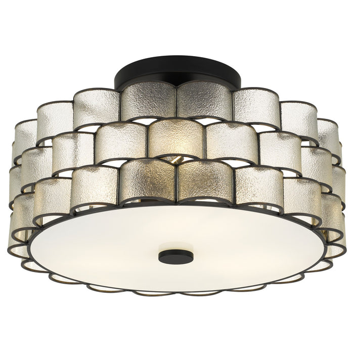 Myhouse Lighting Quoizel - RORY1716MBK - Three Light Semi-Flush Mount - Rory - Matte Black