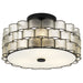 Myhouse Lighting Quoizel - RORY1716MBK - Three Light Semi-Flush Mount - Rory - Matte Black