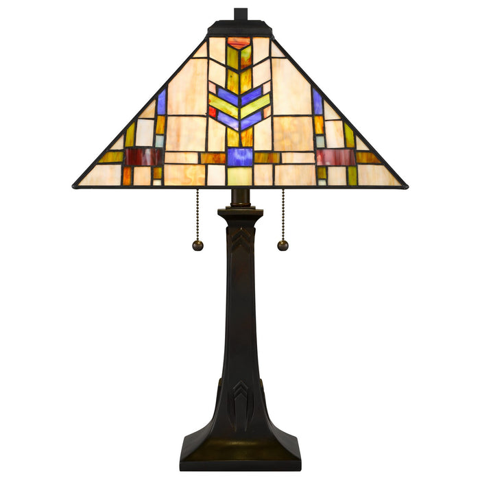 Myhouse Lighting Quoizel - TF6821VA - Two Light Table Lamp - Draxen - Valiant Bronze