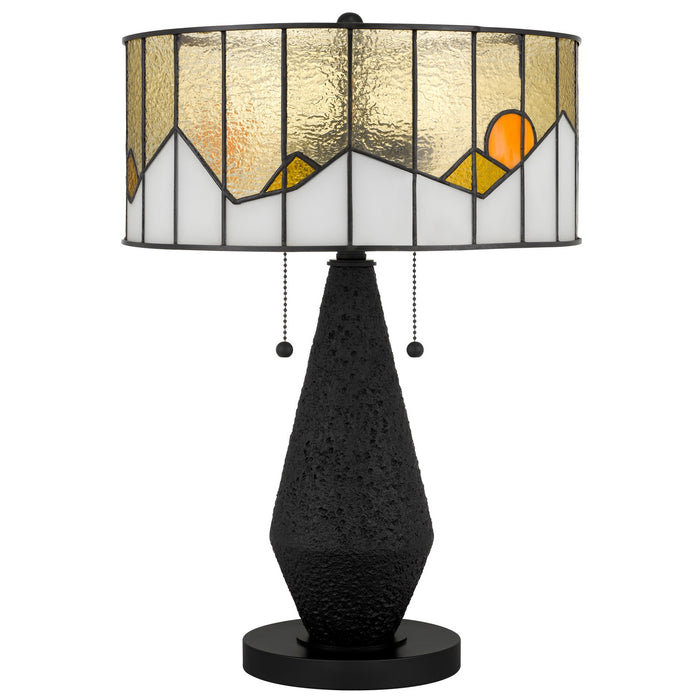 Myhouse Lighting Quoizel - TF6831MBK - Two Light Table Lamp - Blackwood - Matte Black