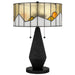 Myhouse Lighting Quoizel - TF6831MBK - Two Light Table Lamp - Blackwood - Matte Black