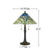 Myhouse Lighting Quoizel - TF6835VB - Two Light Table Lamp - Seasons - Vintage Bronze