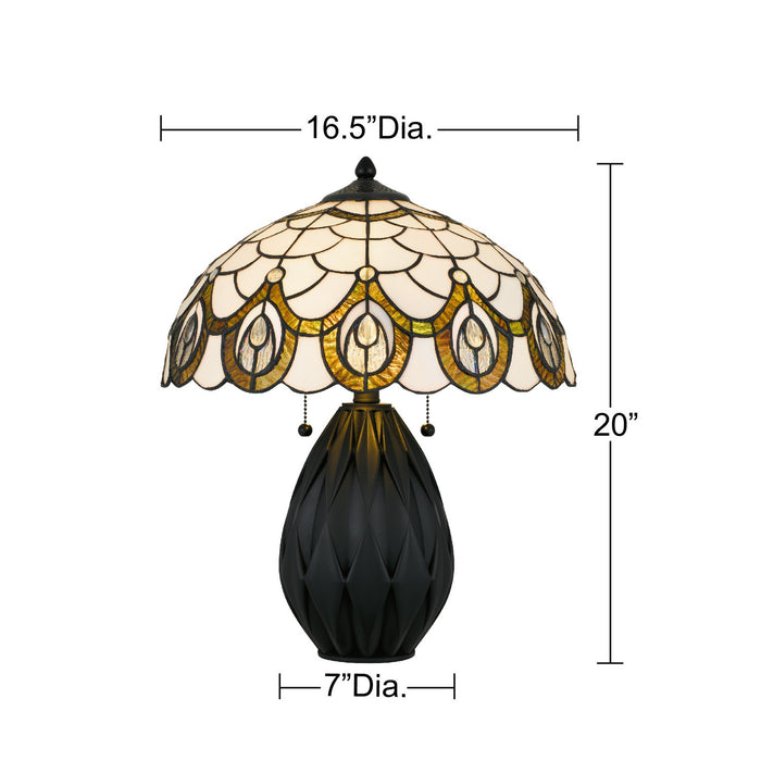 Myhouse Lighting Quoizel - TF6839MBK - Two Light Table Lamp - Orla - Matte Black