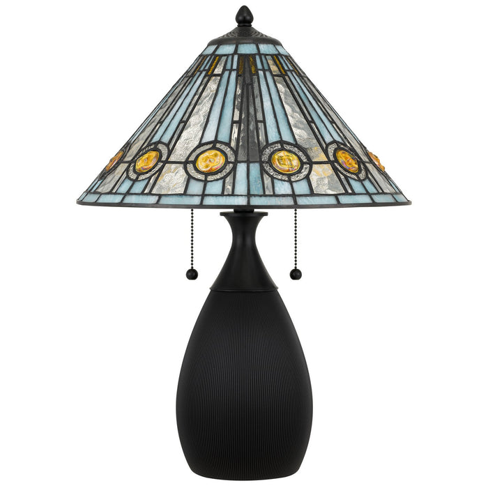 Myhouse Lighting Quoizel - TF6840MBK - Two Light Table Lamp - Ayla - Matte Black