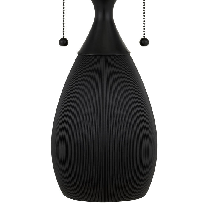 Myhouse Lighting Quoizel - TF6840MBK - Two Light Table Lamp - Ayla - Matte Black