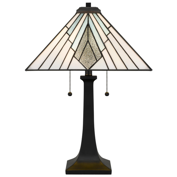 Myhouse Lighting Quoizel - TFDV6323MBK - Two Light Table Lamp - Duvane - Matte Black