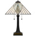 Myhouse Lighting Quoizel - TFDV6323MBK - Two Light Table Lamp - Duvane - Matte Black