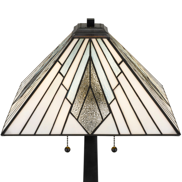 Myhouse Lighting Quoizel - TFDV6323MBK - Two Light Table Lamp - Duvane - Matte Black