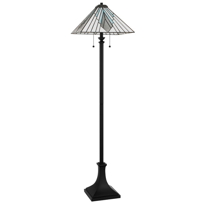 Myhouse Lighting Quoizel - TFDV9363MBK - Two Light Floor Lamp - Duvane - Matte Black