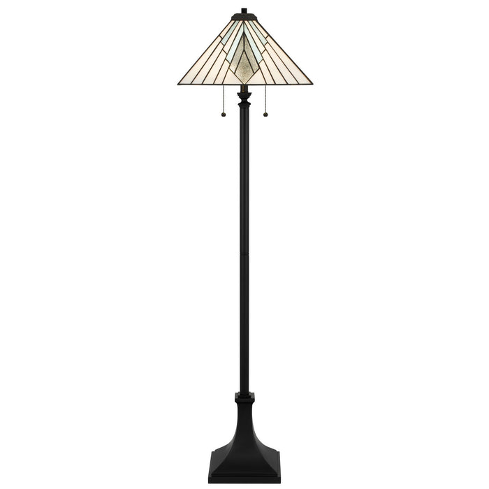 Myhouse Lighting Quoizel - TFDV9363MBK - Two Light Floor Lamp - Duvane - Matte Black