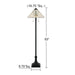 Myhouse Lighting Quoizel - TFDV9363MBK - Two Light Floor Lamp - Duvane - Matte Black