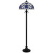 Myhouse Lighting Quoizel - TFNR9362MBK - Two Light Floor Lamp - Wisteria Bloom - Matte Black