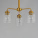 Myhouse Lighting Maxim - 12260CDNAB - Three Light Semi-Flush Mount/Chandelier - Acadia - Natural Aged Brass
